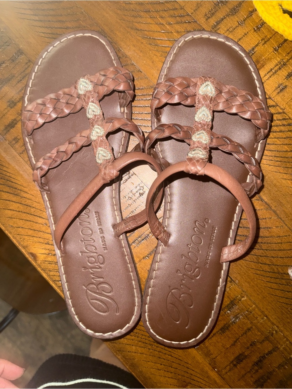 Brighton sandals with heart details